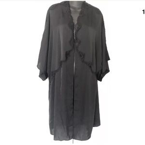 Victoria’s Secret Black Drape Kimono/ Robe XS